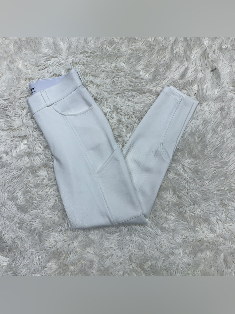 Women’s Size 24R White Smartpak Full Seat Horseback Riding Breeches